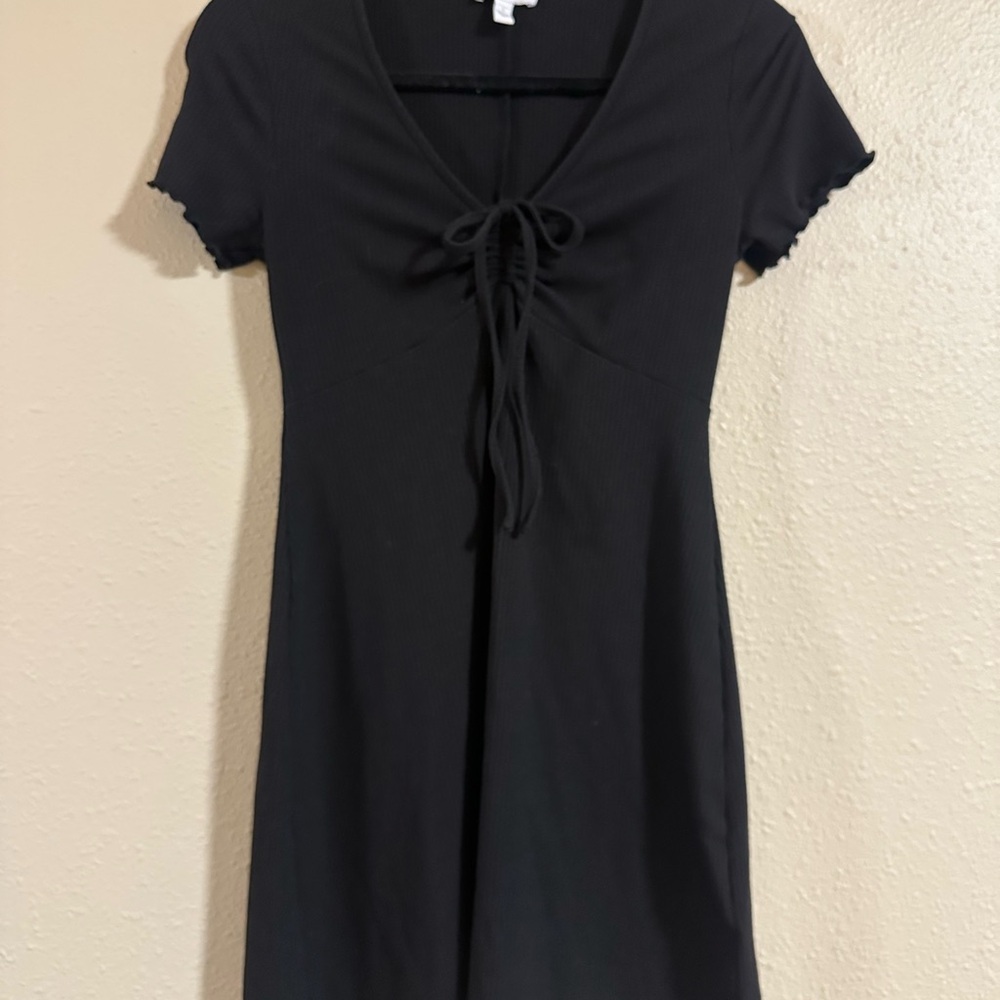 BP Black Ribbed Dress